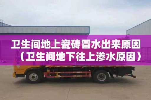 卫生间地上瓷砖冒水出来原因（卫生间地下往上渗水原因）