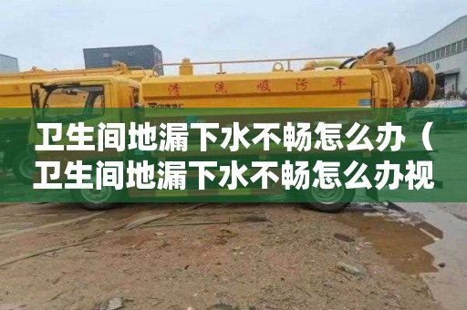 卫生间地漏下水不畅怎么办（卫生间地漏下水不畅怎么办视频）