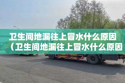 卫生间地漏往上冒水什么原因（卫生间地漏往上冒水什么原因造成的）