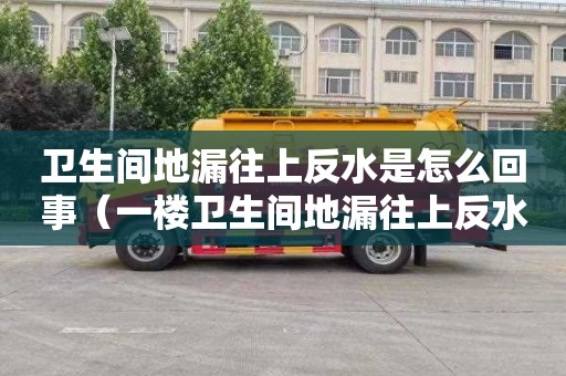 卫生间地漏往上反水是怎么回事（一楼卫生间地漏往上反水是怎么回事）
