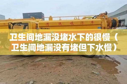 卫生间地漏没堵水下的很慢（卫生间地漏没有堵但下水慢）