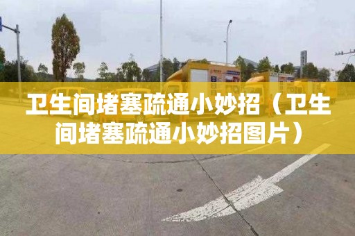 卫生间堵塞疏通小妙招（卫生间堵塞疏通小妙招图片）