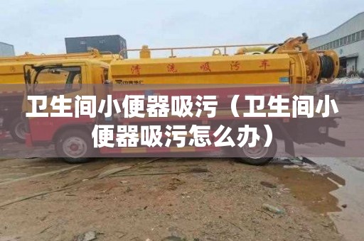 卫生间小便器吸污（卫生间小便器吸污怎么办）
