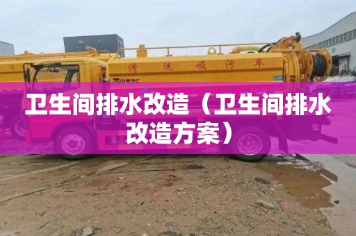 卫生间排水改造（卫生间排水改造方案）