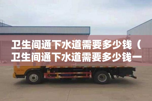 卫生间通下水道需要多少钱（卫生间通下水道需要多少钱一个）