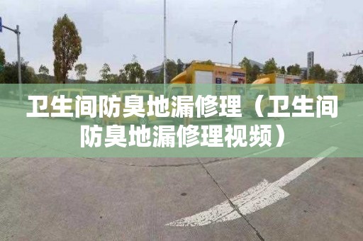 卫生间防臭地漏修理（卫生间防臭地漏修理视频）