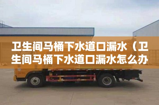 卫生间马桶下水道口漏水（卫生间马桶下水道口漏水怎么办）