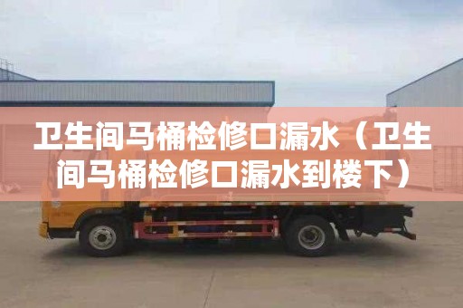 卫生间马桶检修口漏水（卫生间马桶检修口漏水到楼下）