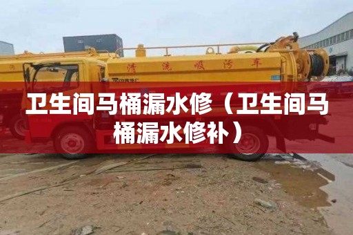 卫生间马桶漏水修（卫生间马桶漏水修补）