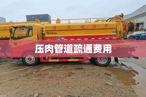 压肉管道疏通费用