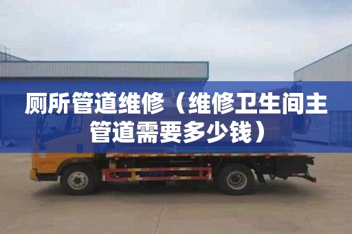 厕所管道维修（维修卫生间主管道需要多少钱）