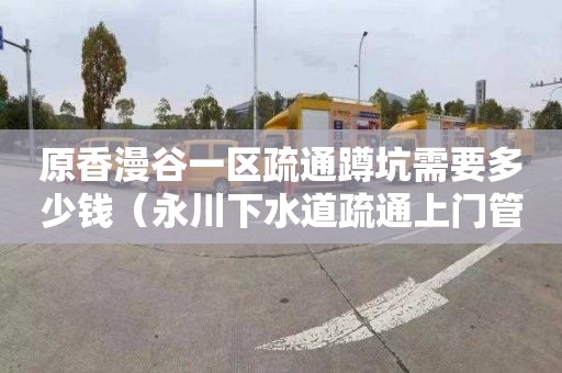 原香漫谷一区疏通蹲坑需要多少钱（永川下水道疏通上门管道疏通）