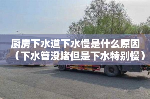 厨房下水道下水慢是什么原因（下水管没堵但是下水特别慢）