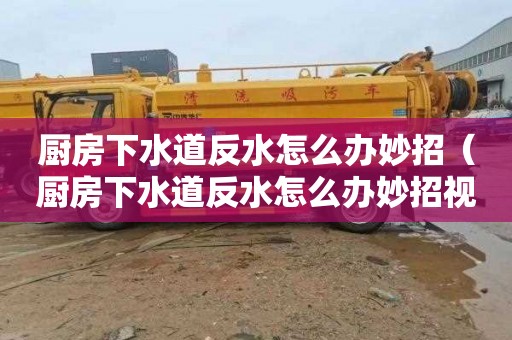 厨房下水道反水怎么办妙招（厨房下水道反水怎么办妙招视频）