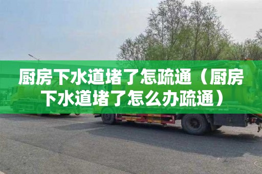 厨房下水道堵了怎疏通（厨房下水道堵了怎么办疏通）