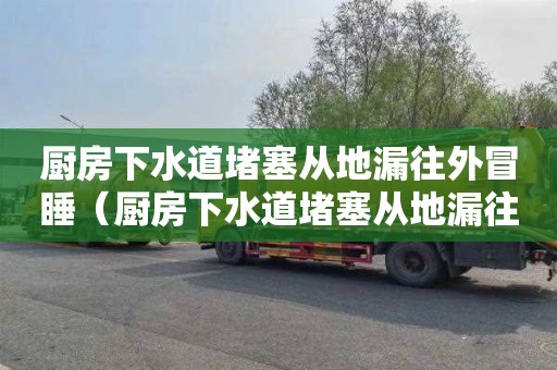 厨房下水道堵塞从地漏往外冒睡（厨房下水道堵塞从地漏往外冒水）