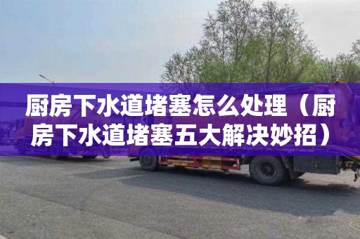 厨房下水道堵塞怎么处理（厨房下水道堵塞五大解决妙招）