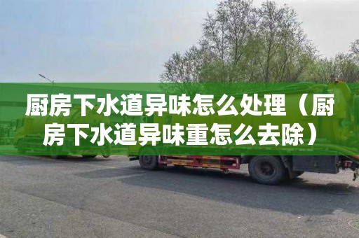 厨房下水道异味怎么处理（厨房下水道异味重怎么去除）
