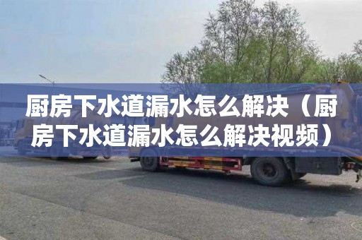 厨房下水道漏水怎么解决（厨房下水道漏水怎么解决视频）