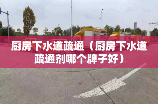 厨房下水道疏通（厨房下水道疏通剂哪个牌子好）