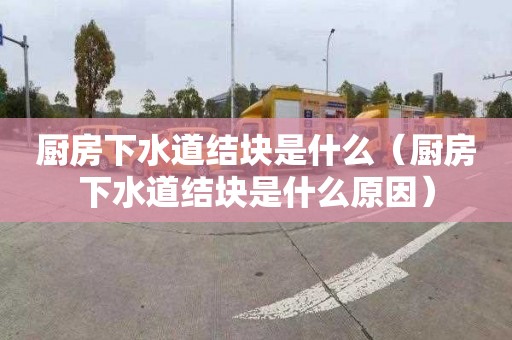 厨房下水道结块是什么（厨房下水道结块是什么原因）