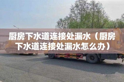 厨房下水道连接处漏水（厨房下水道连接处漏水怎么办）