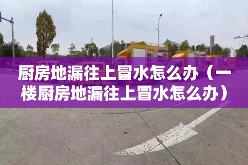 厨房地漏往上冒水怎么办（一楼厨房地漏往上冒水怎么办）