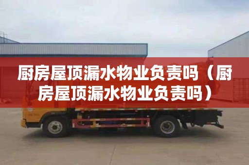 厨房屋顶漏水物业负责吗（厨房屋顶漏水物业负责吗）