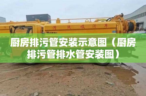 厨房排污管安装示意图（厨房排污管排水管安装图）