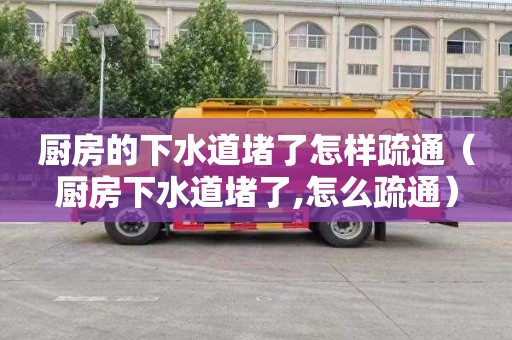 厨房的下水道堵了怎样疏通（厨房下水道堵了,怎么疏通）