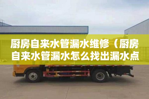 厨房自来水管漏水维修（厨房自来水管漏水怎么找出漏水点）