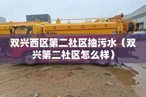 双兴西区第二社区抽污水（双兴第二社区怎么样）