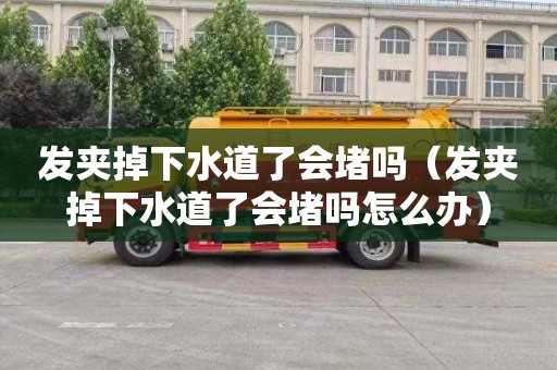 发夹掉下水道了会堵吗（发夹掉下水道了会堵吗怎么办）