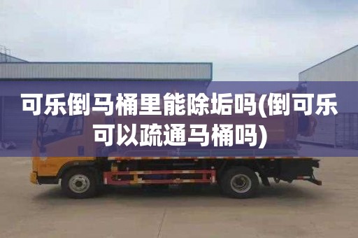 可乐倒马桶里能除垢吗(倒可乐可以疏通马桶吗)