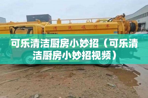 可乐清洁厨房小妙招（可乐清洁厨房小妙招视频）