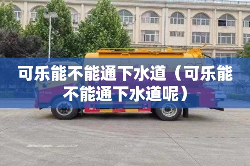 可乐能不能通下水道（可乐能不能通下水道呢）