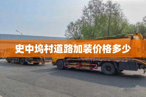 史中坞村道路加装价格多少