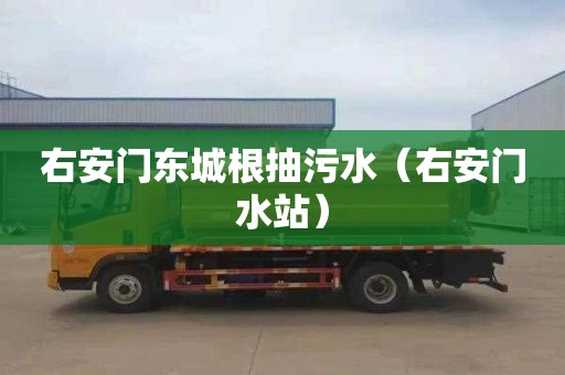 右安门东城根抽污水（右安门水站）