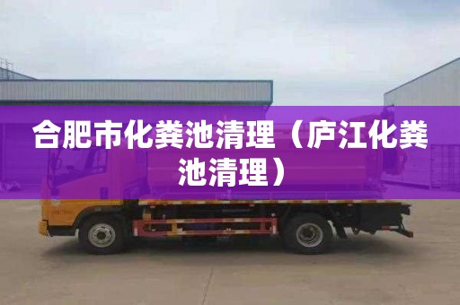 合肥市化粪池清理（庐江化粪池清理）