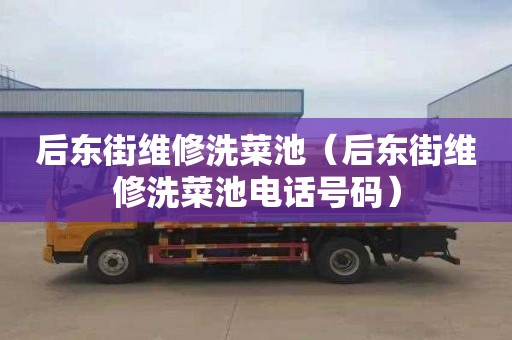后东街维修洗菜池（后东街维修洗菜池电话号码）