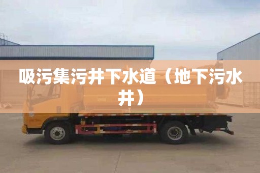 吸污集污井下水道（地下污水井）