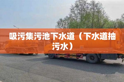 吸污集污池下水道（下水道抽污水）