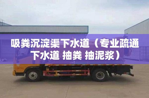 吸粪沉淀渠下水道（专业疏通下水道 抽粪 抽泥浆）