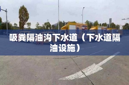 吸粪隔油沟下水道（下水道隔油设施）