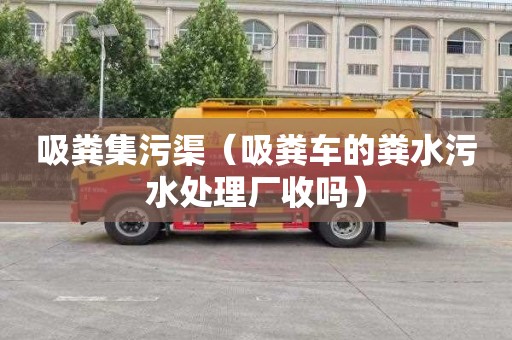 吸粪集污渠（吸粪车的粪水污水处理厂收吗）