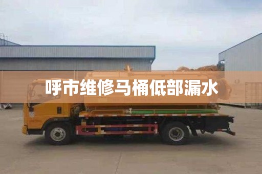 呼市维修马桶低部漏水
