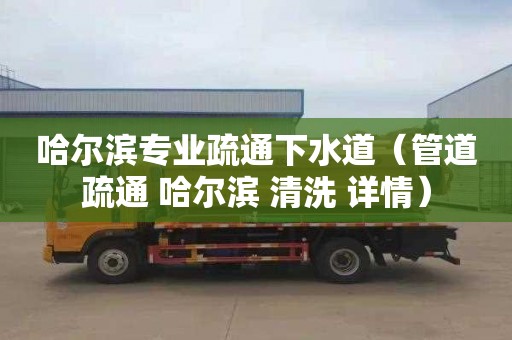 哈尔滨专业疏通下水道（管道疏通 哈尔滨 清洗 详情）