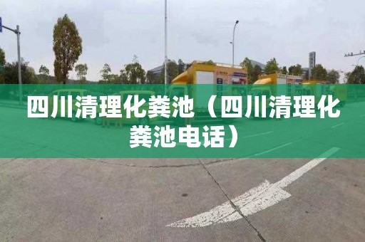 四川清理化粪池（四川清理化粪池电话）