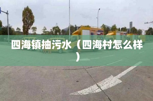 四海镇抽污水（四海村怎么样）