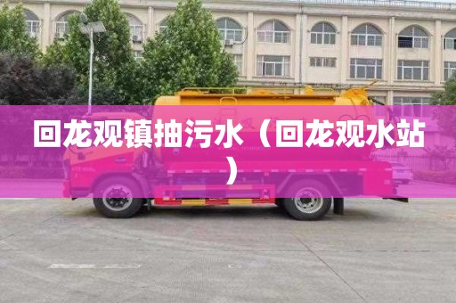 回龙观镇抽污水（回龙观水站）